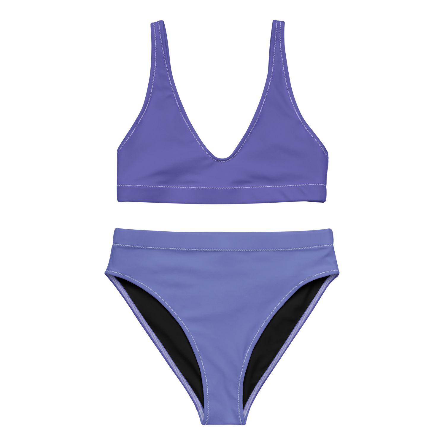 Jack Taylor&#39;s Black Lavender High-Waisted Bikini