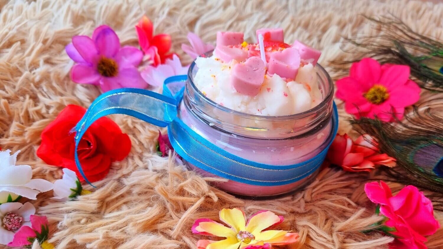 All My Love Frosted Candle