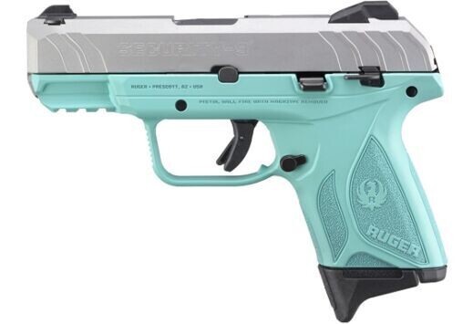 RUGER SECURITY 9 COMPACT 10+1 9MM SS/CYAN