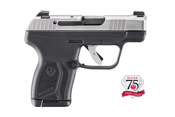 RUGER LCP MAX 380ACP 10+1 75th SS/BLK