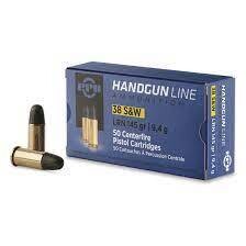 PPU 38 S&amp;W 145GR 50Rd