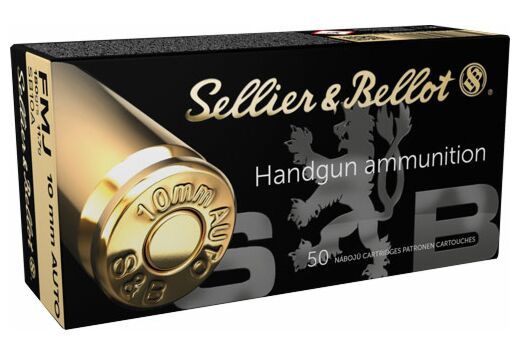 SELLIER &amp; BELLOT 10MM  180 GR FMJ 50RD BRASS