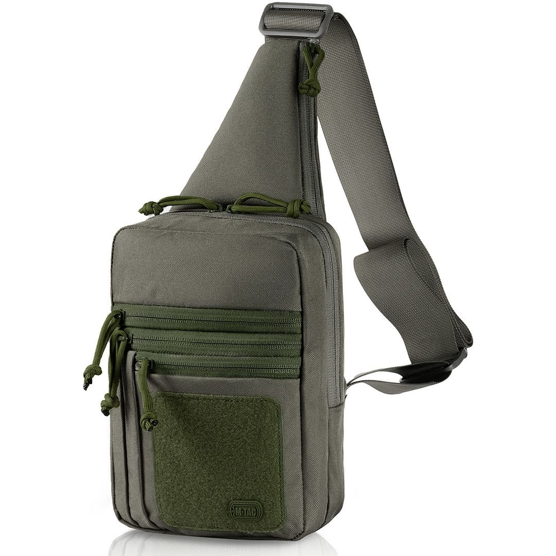 M TAC TACTICAL SHOULDER CHEST PACK SLING ODG  RT