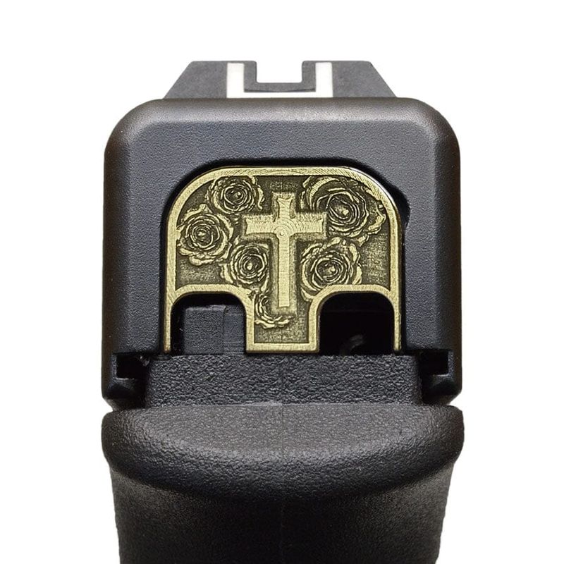 Milspin Cross &amp; Roses 3D GLOCK Back Plate