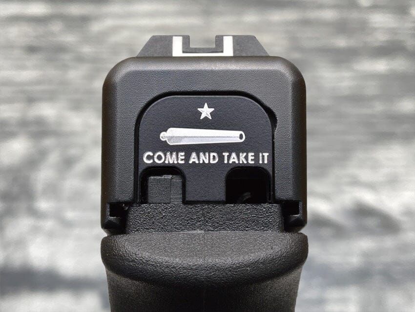 Milspin Come and Take It GLOCK  Back Plate