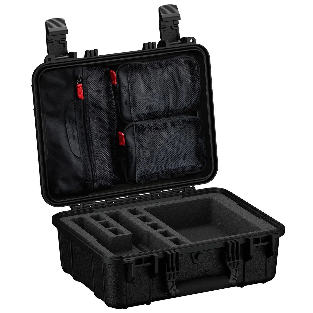 CONDITION 1 16&quot; 2 PISTOL CASE #179 BLACK