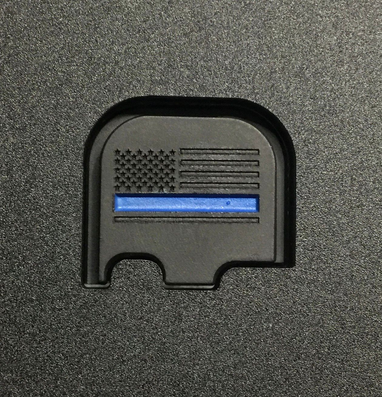 Milspin Thin Blue Line Glock Slide Plate