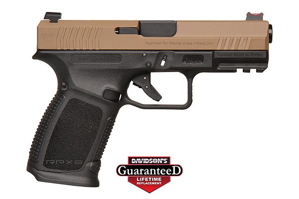 G FORCE RPX9 EXODUS 9MM 15+1 FDE/BLK