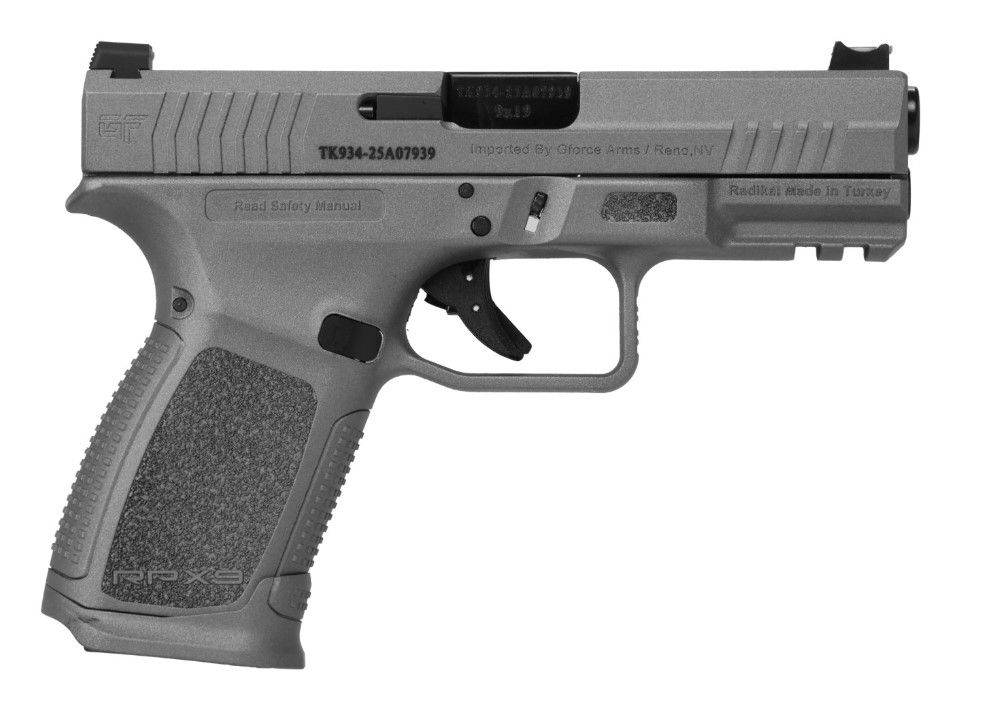G FORCE RPX9 EXODUS 9MM  15+1 GRAY