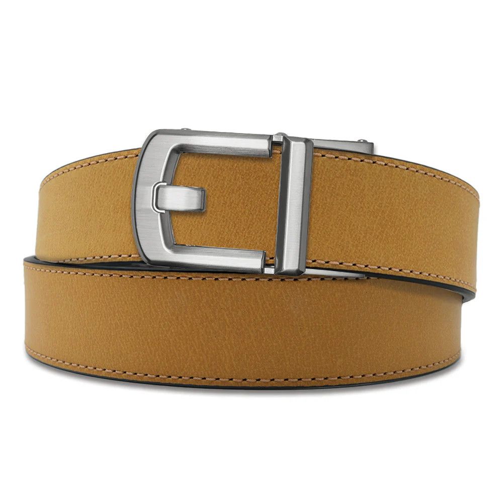 KORE ESSENTIALS X SERIES LEATHER 1.5&quot; X8 NICKEL  TAN BUFFALO