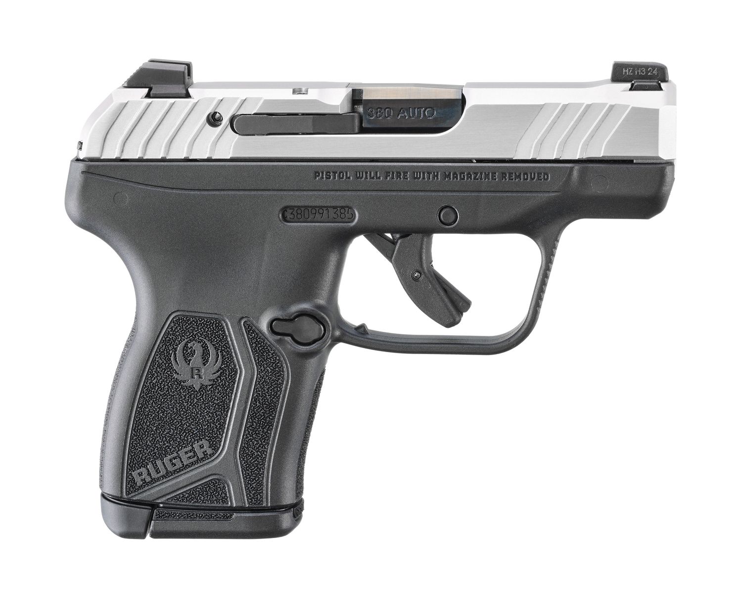 RUGER LCP MAX 380 ACP 10+1 SS/BLK