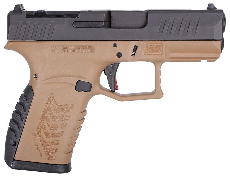 DERYA DY9Z 9MM 15+1 OR BLK/FDE