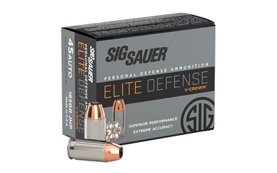 SIG ELITE DEFENSE 45 AUTO 185GR 20 Rd