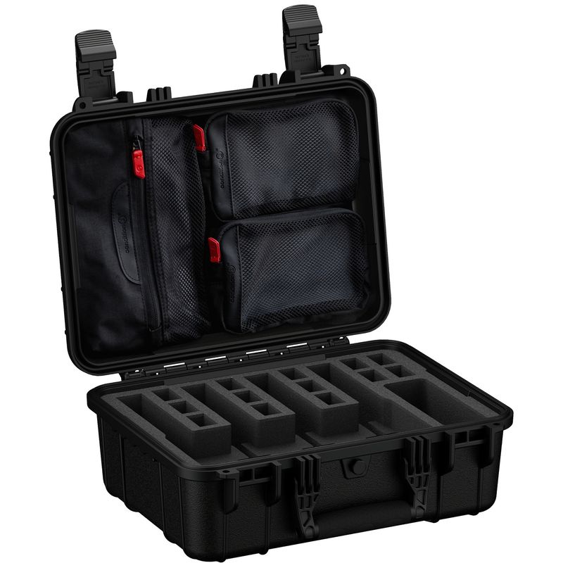 CONDITION 1 16" 4 PISTOL CASE #179  W/LID BLK