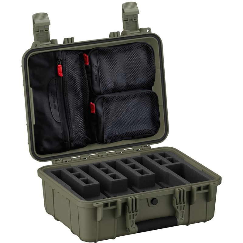 CONDITION 1 16" 4 PISTOL CASE #179  W/LID ODG