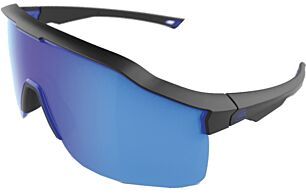 GLOCK TACTICAL GLASSES SAFE ACTION BLACK BLUE MIRROR LENS