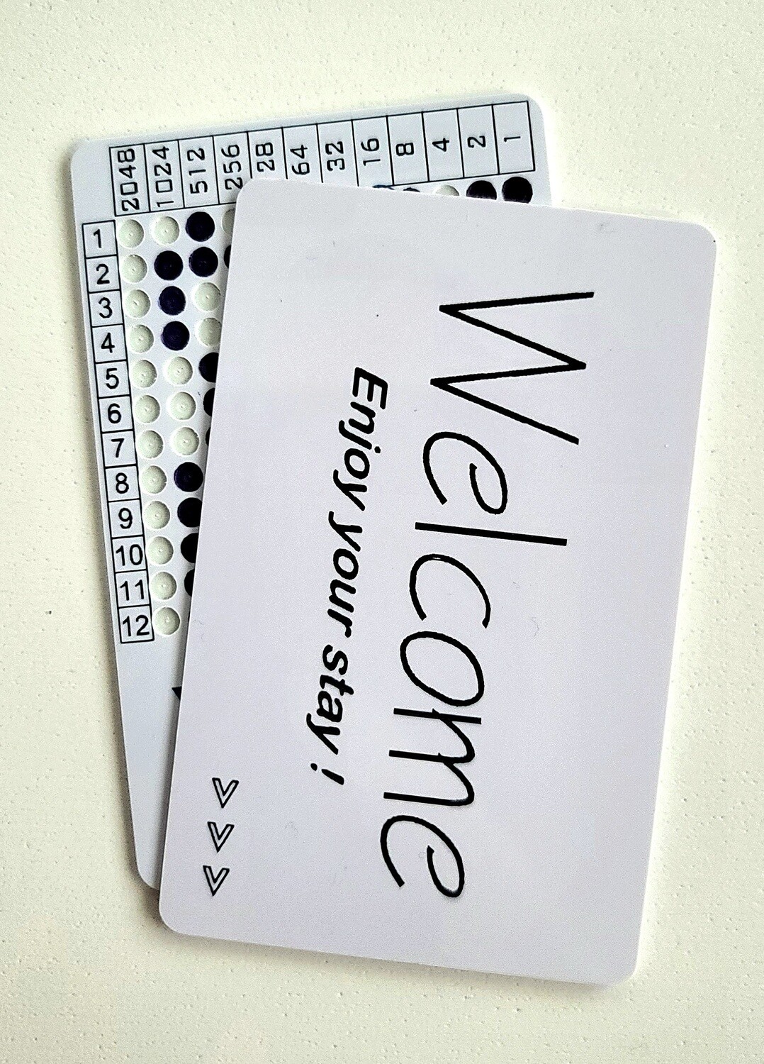Fake hotel key card