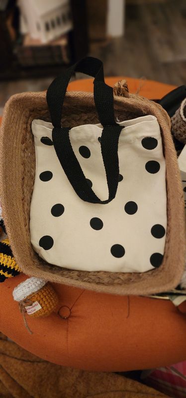 Polka Dot Tote Bag