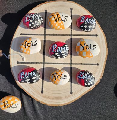 Stones Throw Tic-tac-toe