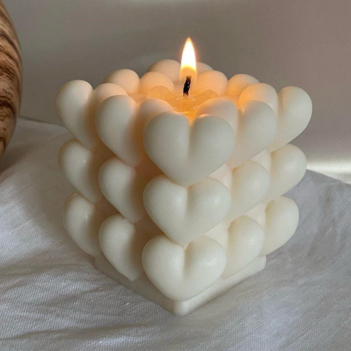 Heart Decor Candle