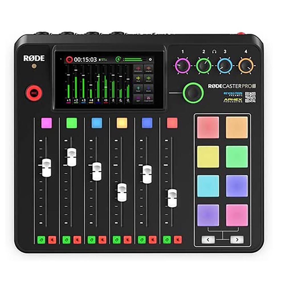 Rode Microphones RODECaster Pro II Integrated Audio Production Studio - Black