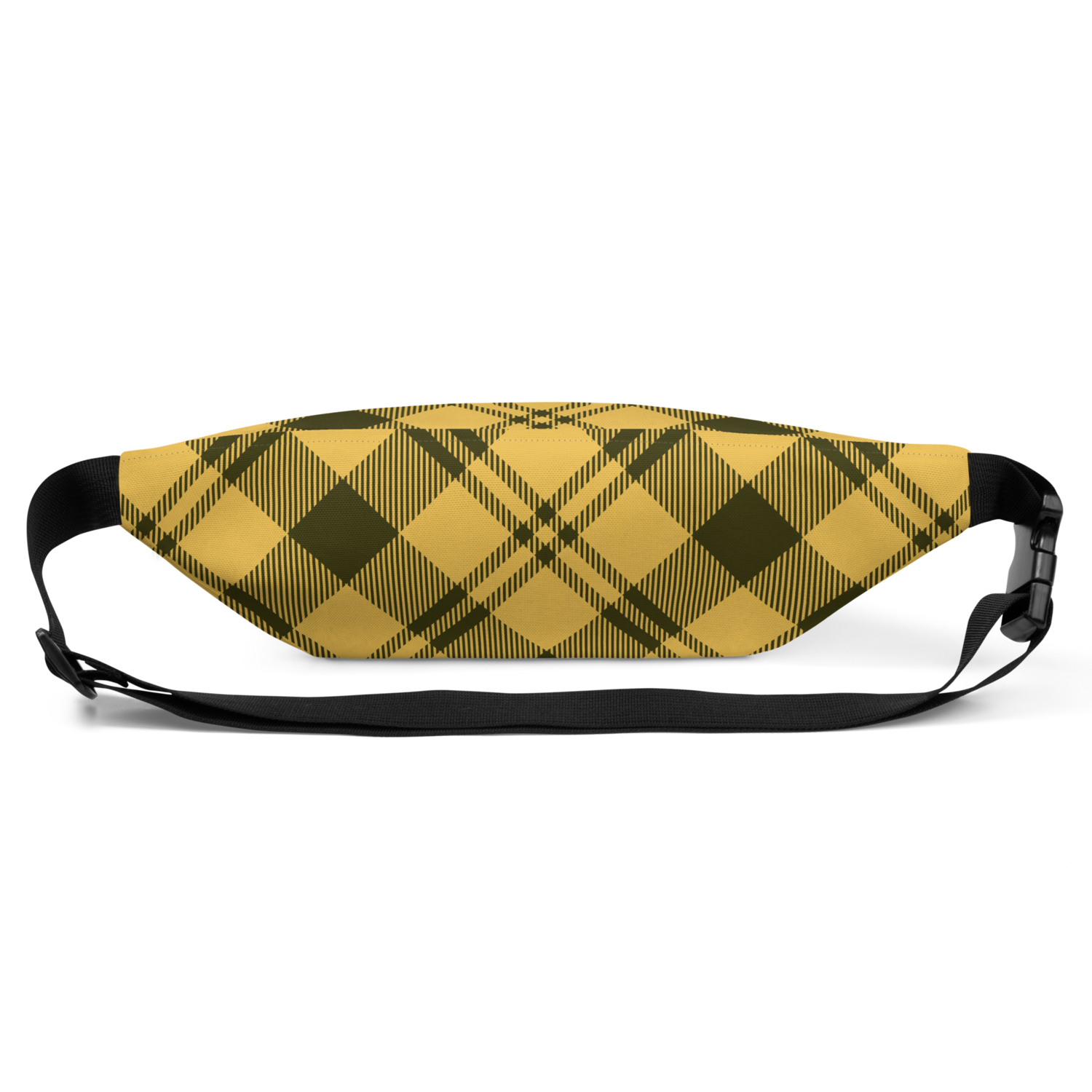 &quot;Checkers Black &amp; Yellow&quot; Print - Fanny Pack, Unisex.