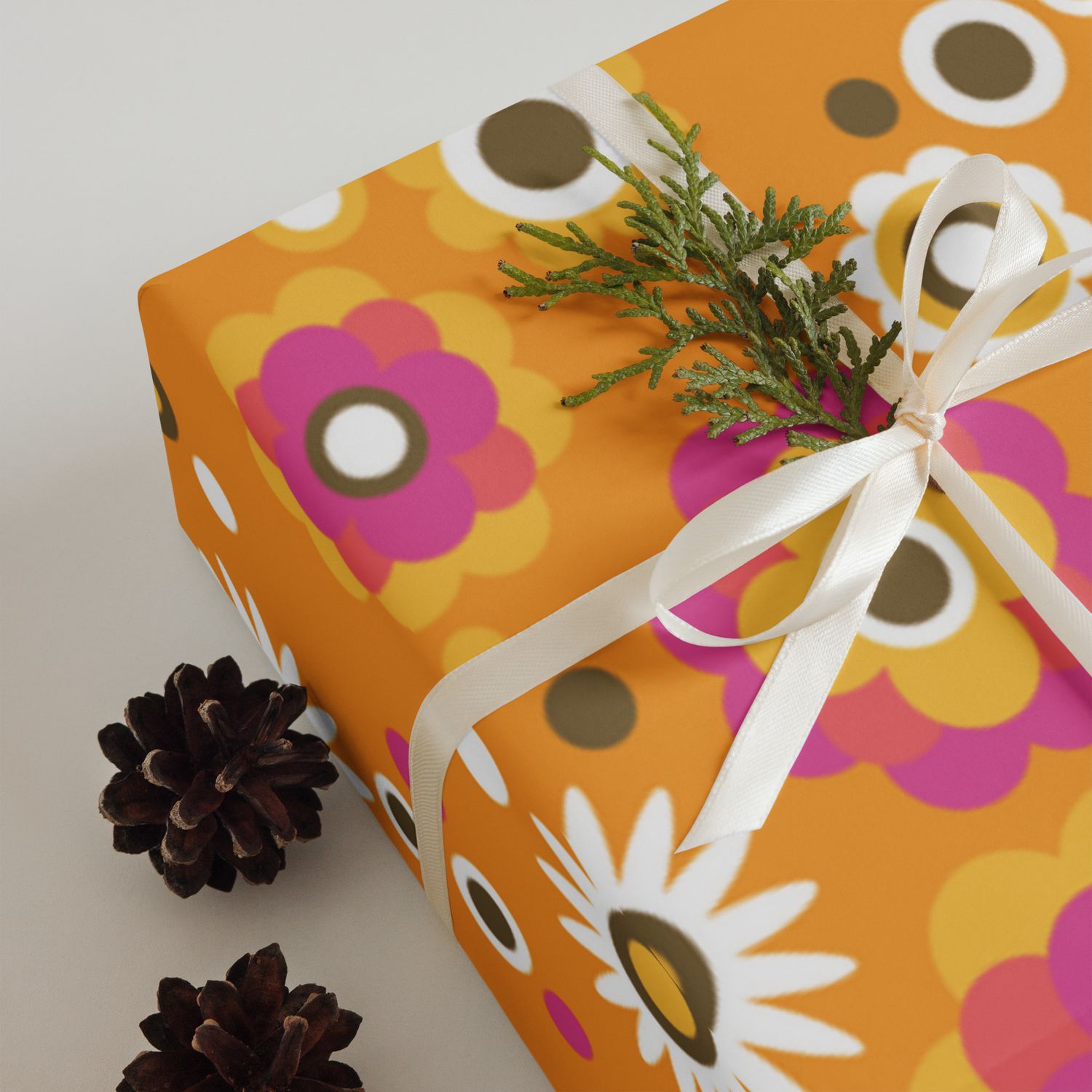 Three Premium Wrapping Paper Sheets