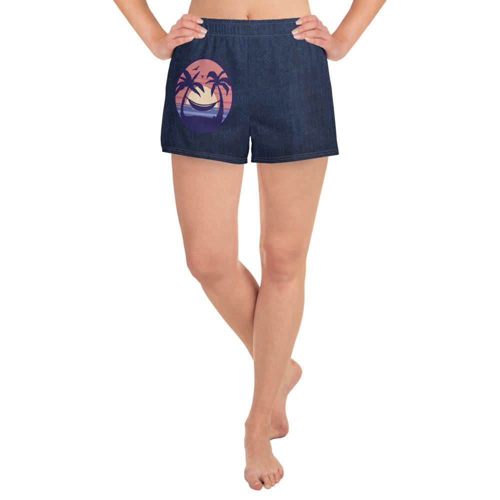 &quot;HMSimi&quot; design Women’s Recycled Athletic Shorts