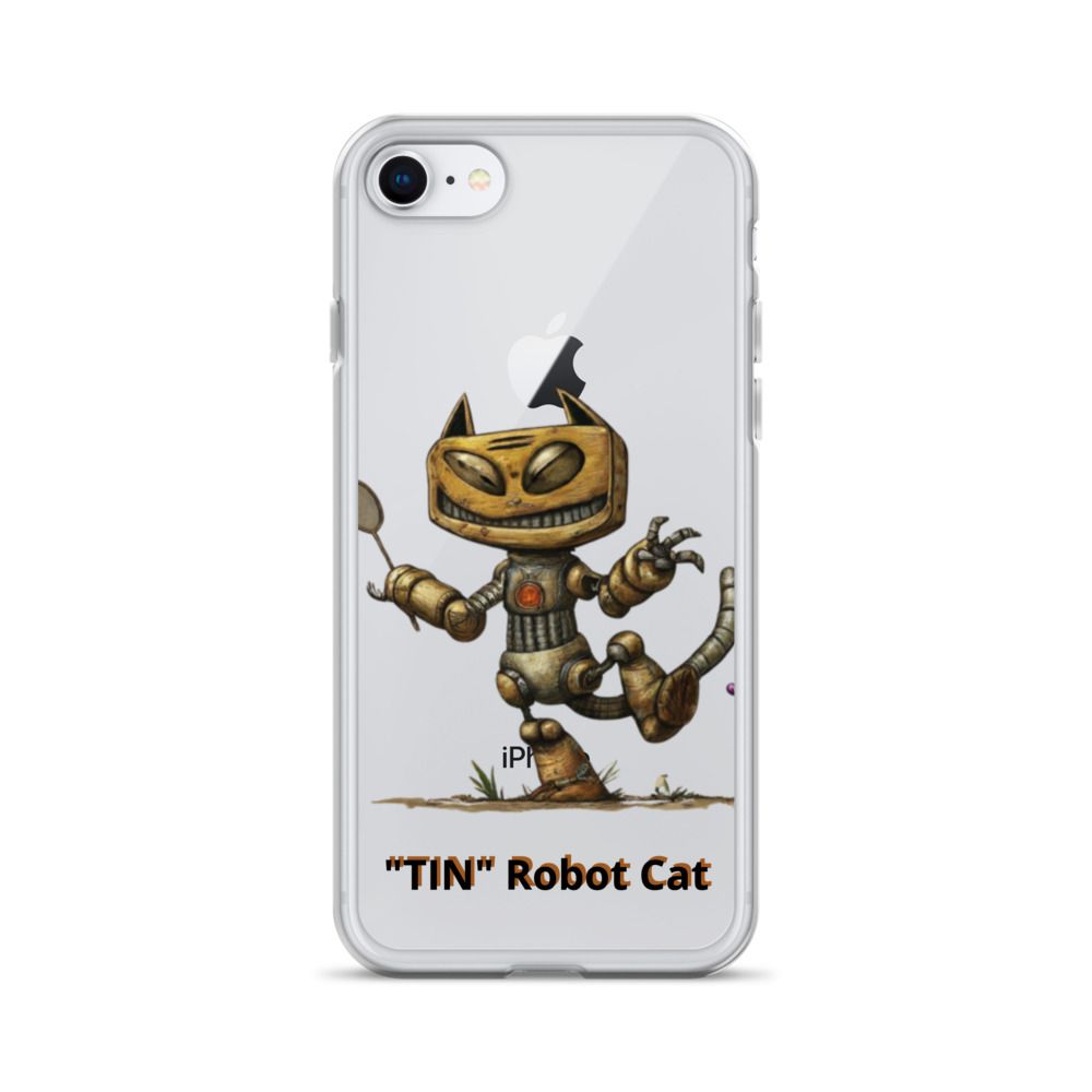 Robot Print Clear Case for iPhone®