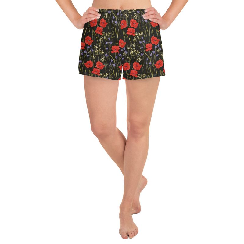 Geometric print - HM  Simi Design  Women’s Recycled Athletic Shorts