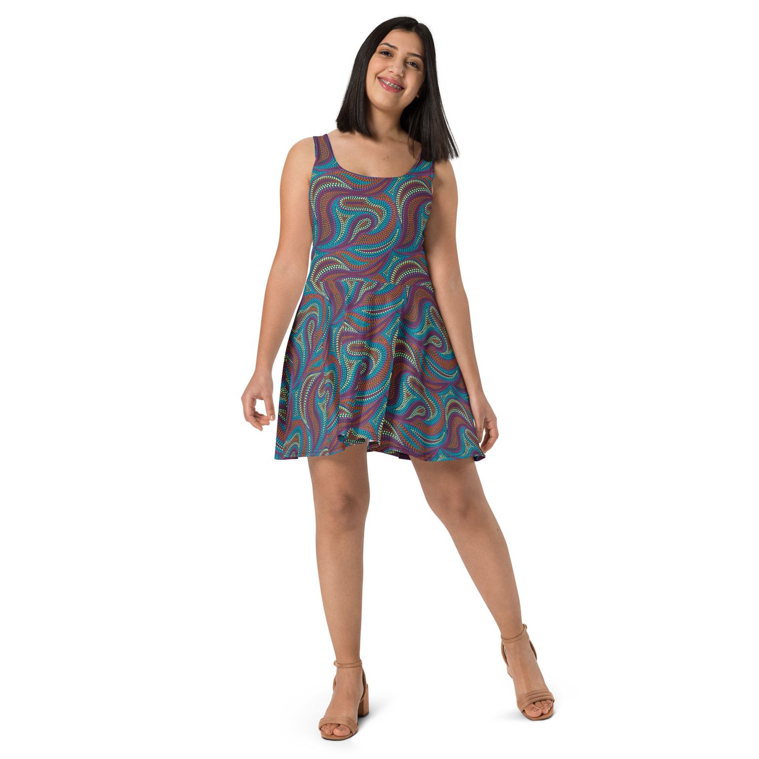 Mystic Melody Skater Dress