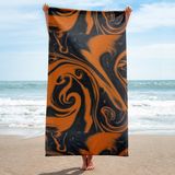 Psychedelic Print All-Over Print Towel