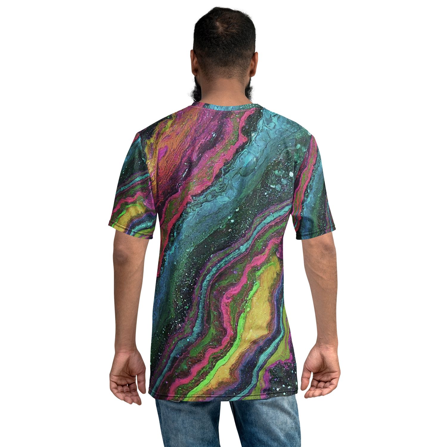 Illusion Psychedelic Print Men&#39;s T-Shirt