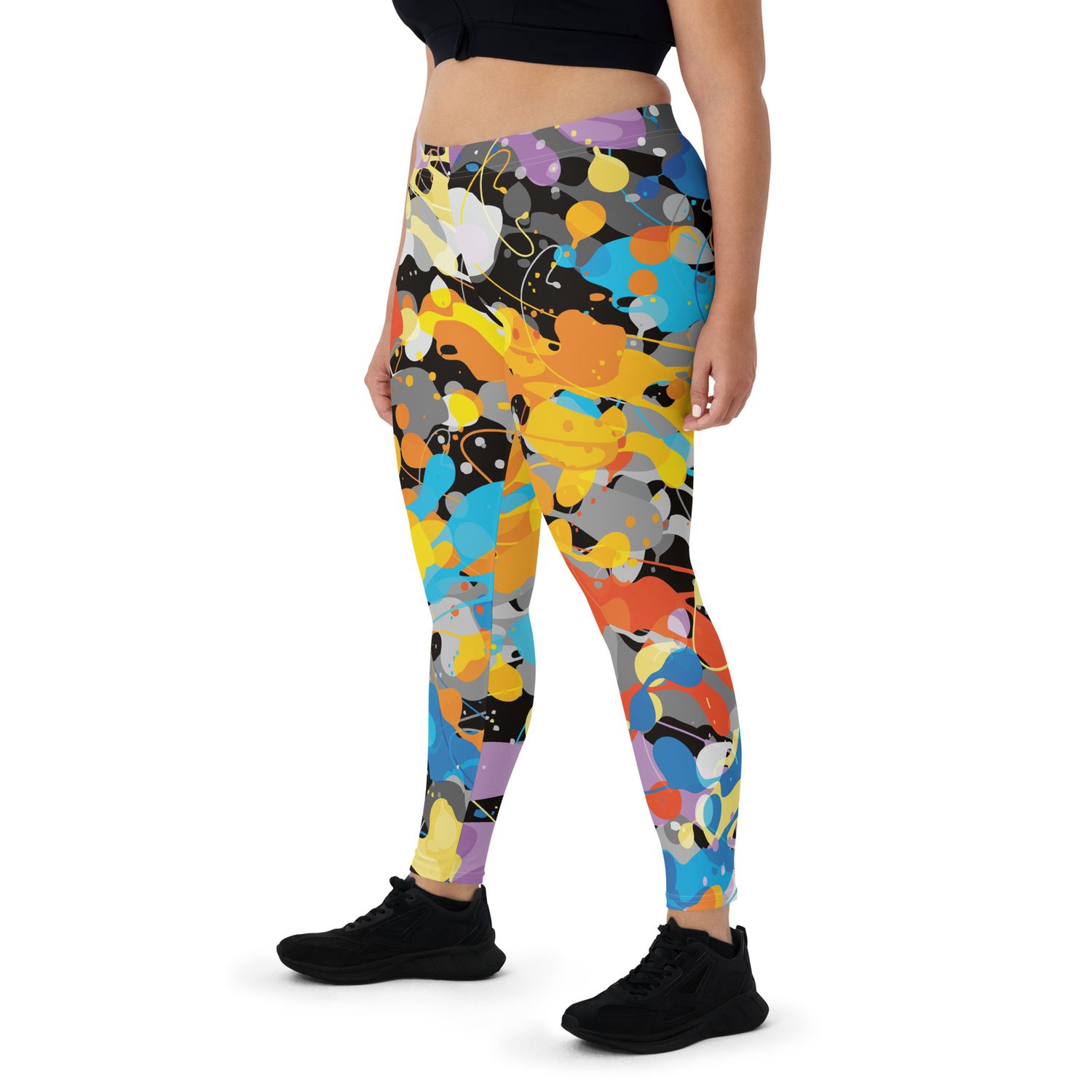 Abstract Splatter  Leggings