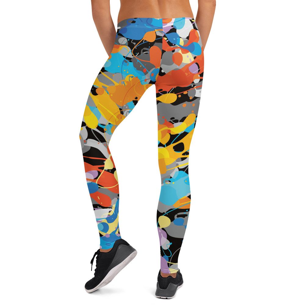 Abstract Splatter  Leggings