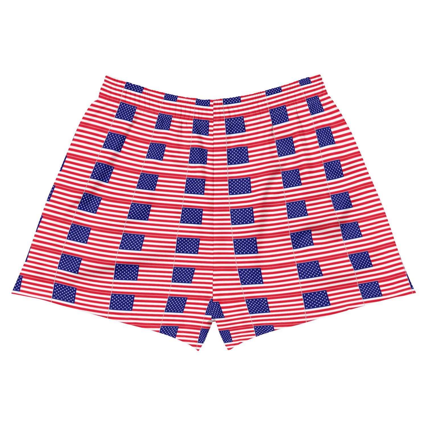 Red/White &amp; Blue Women’s Recycled Athletic Shorts