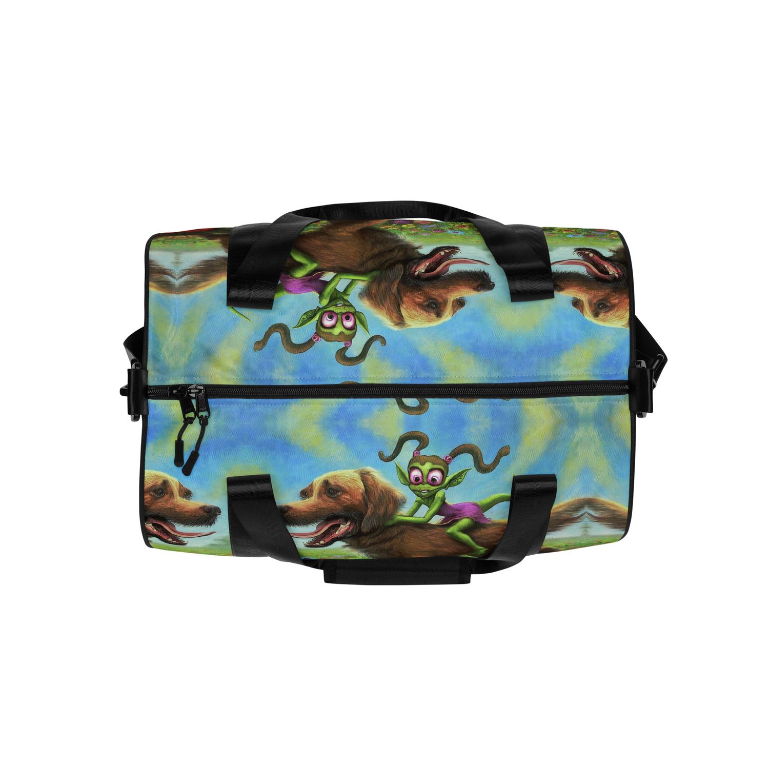 &quot;Sprig&#39;s Joyful Journey&quot; - Print Gym Bag