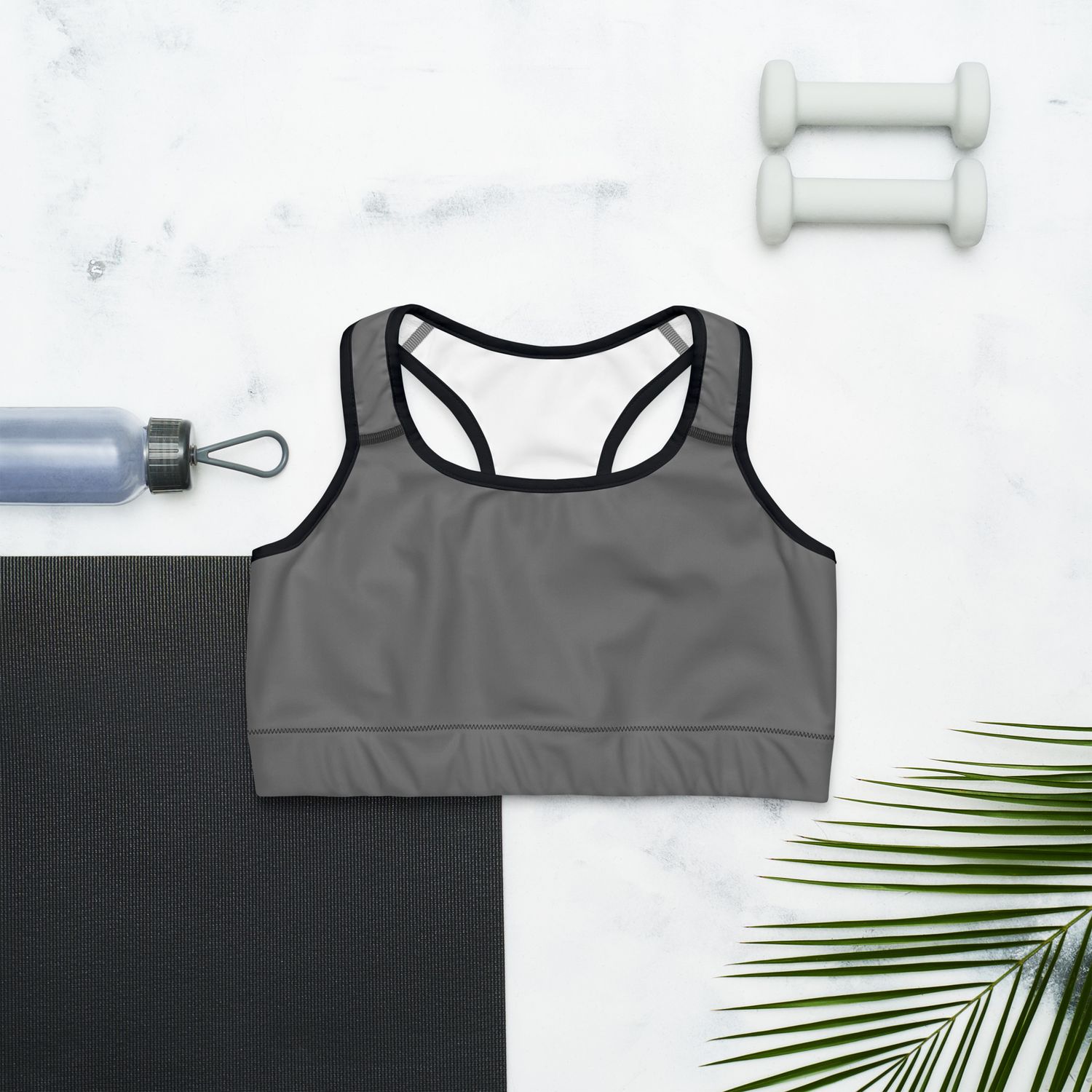 Classic Gray Sports Bra