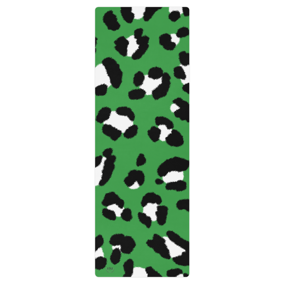 Animal Green Print Yoga Mat