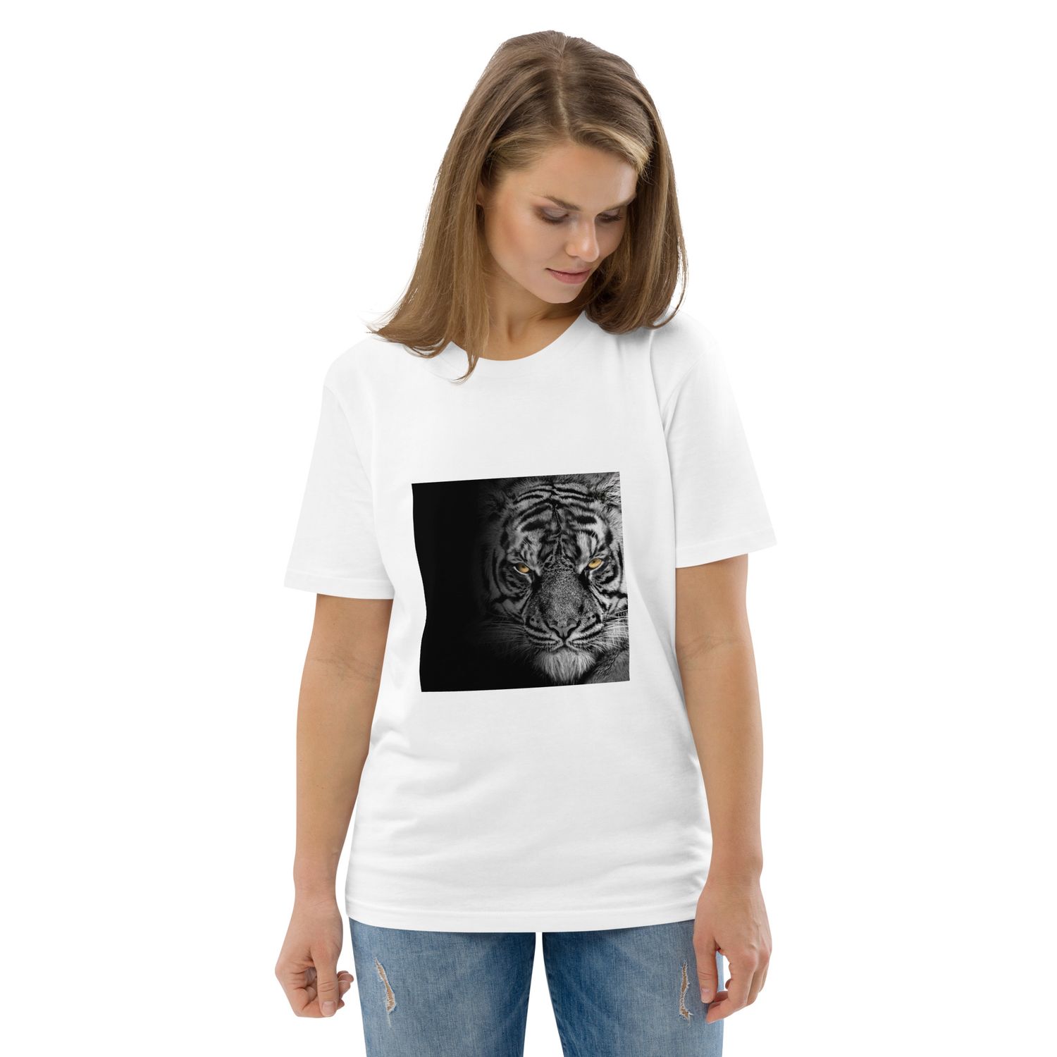 Tiger Eyes Unisex Organic Cotton T-Shirt