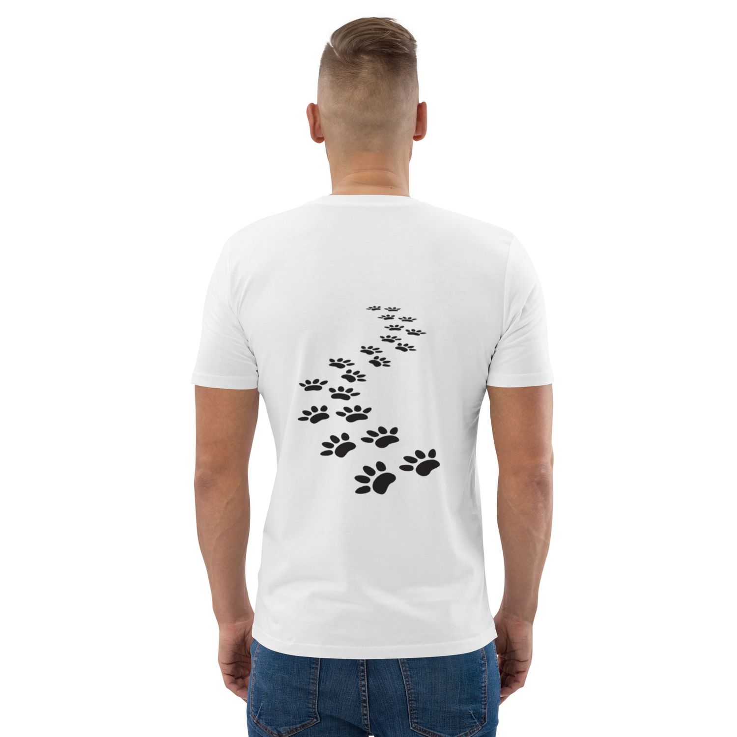 Paw Print Unisex Organic Cotton T-Shirt