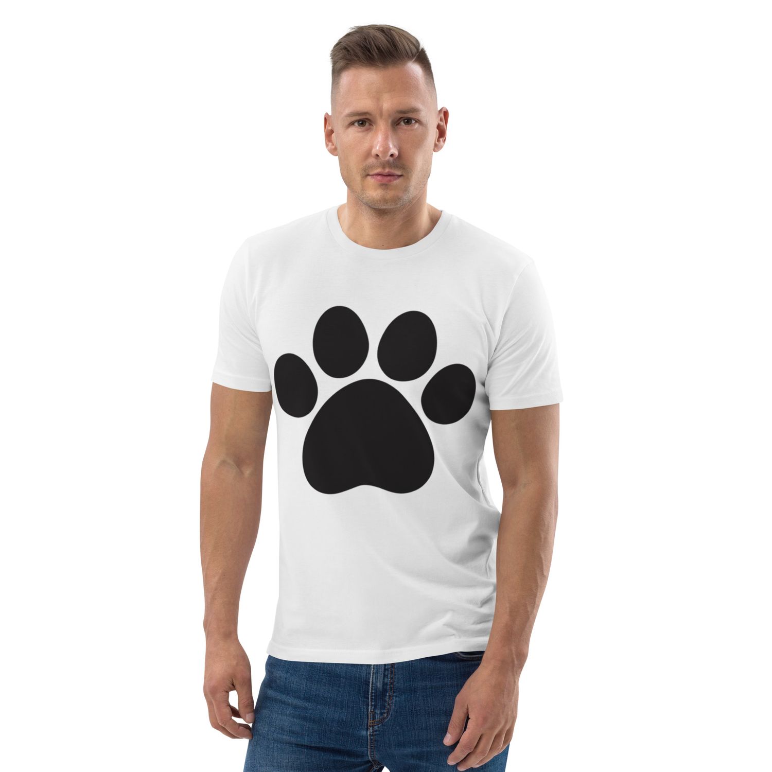 Paw Print Unisex Organic Cotton T-Shirt