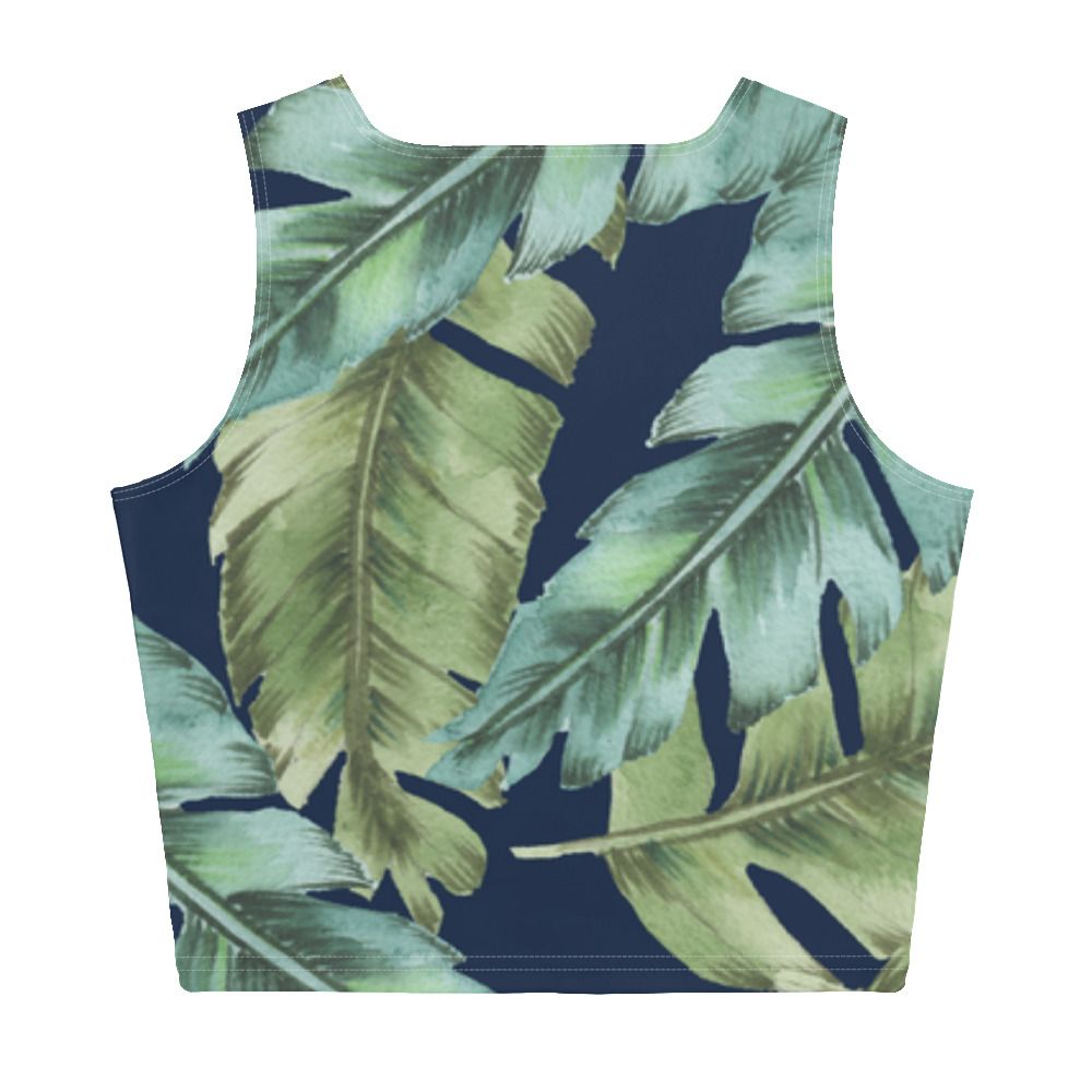 7 Green Jungle Crop Top