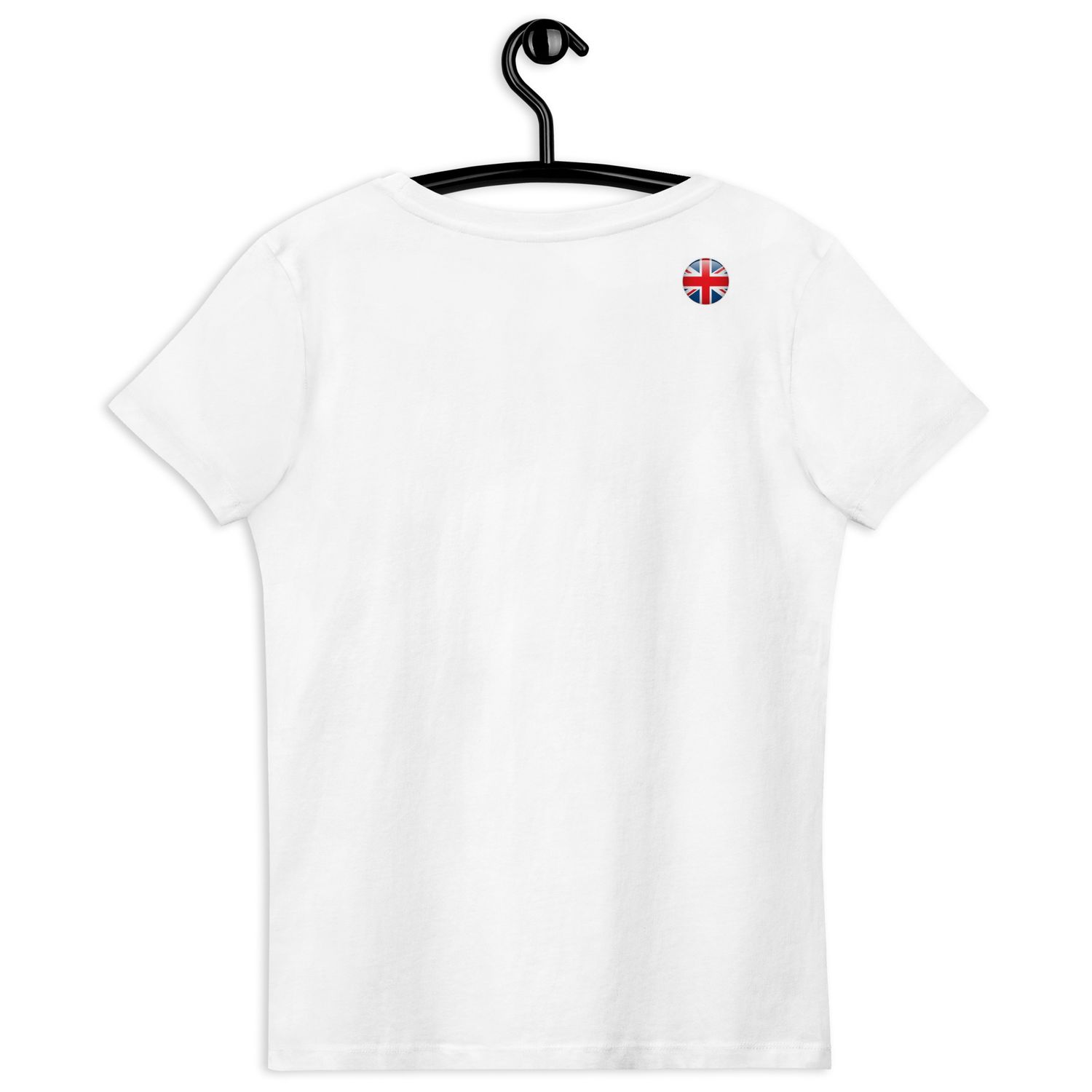 England Flag Print Women&#39;s Fitted Eco-Tee