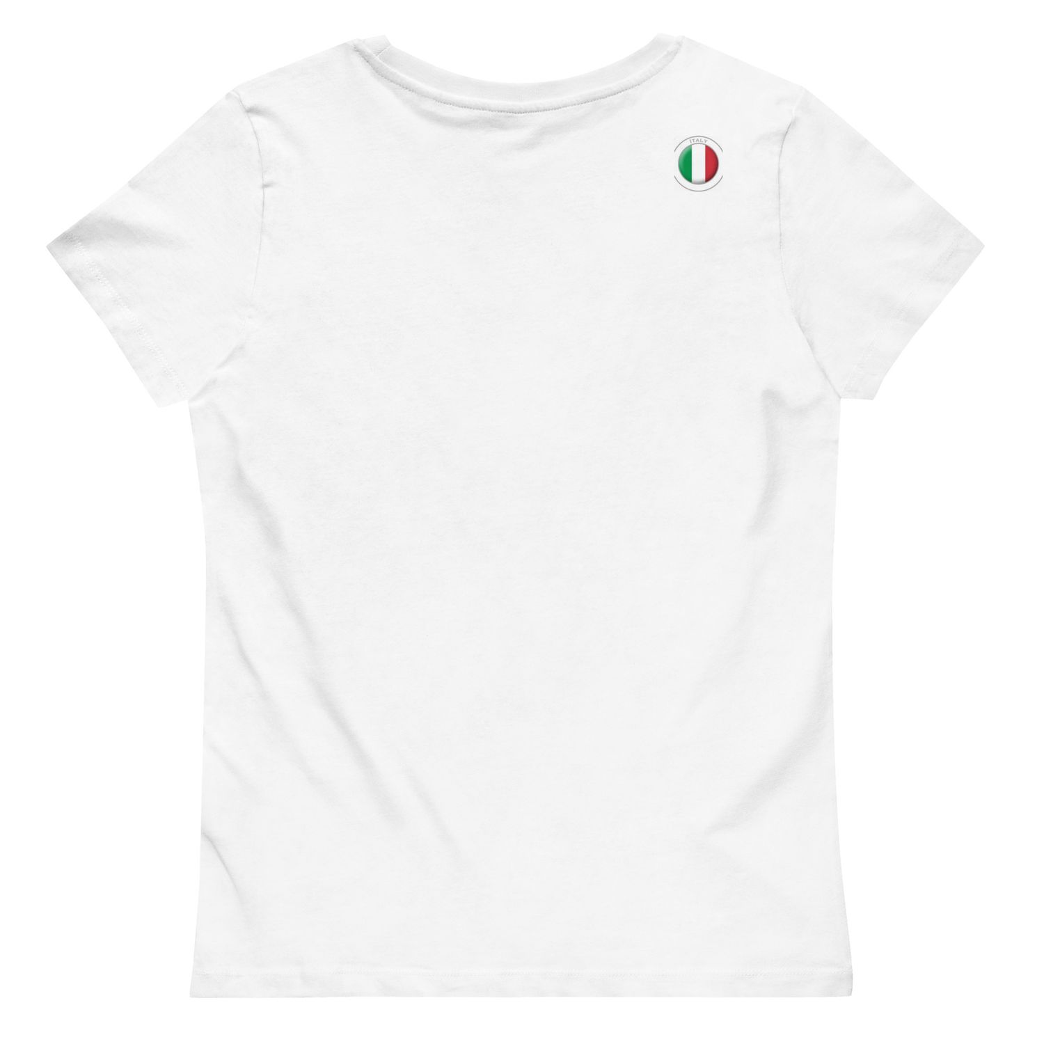 Italy Flag Print - Women&#39;s Fitted Eco Tee