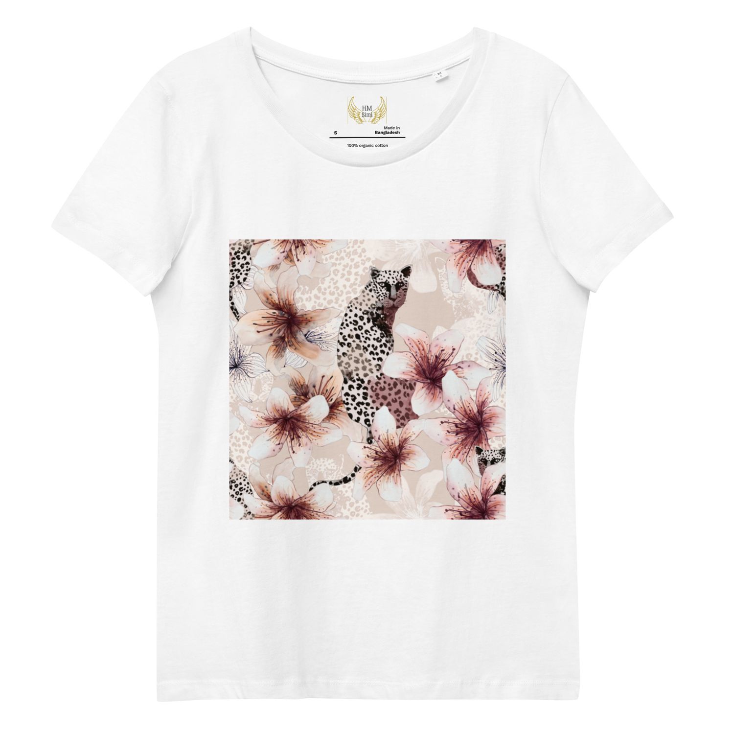 2 Animal Print Women&#39;s Fitted Eco -Tee