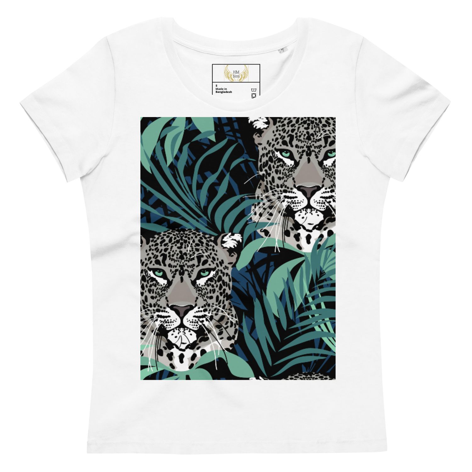 7 Animal Print Women&#39;s Fitted Eco- Tee