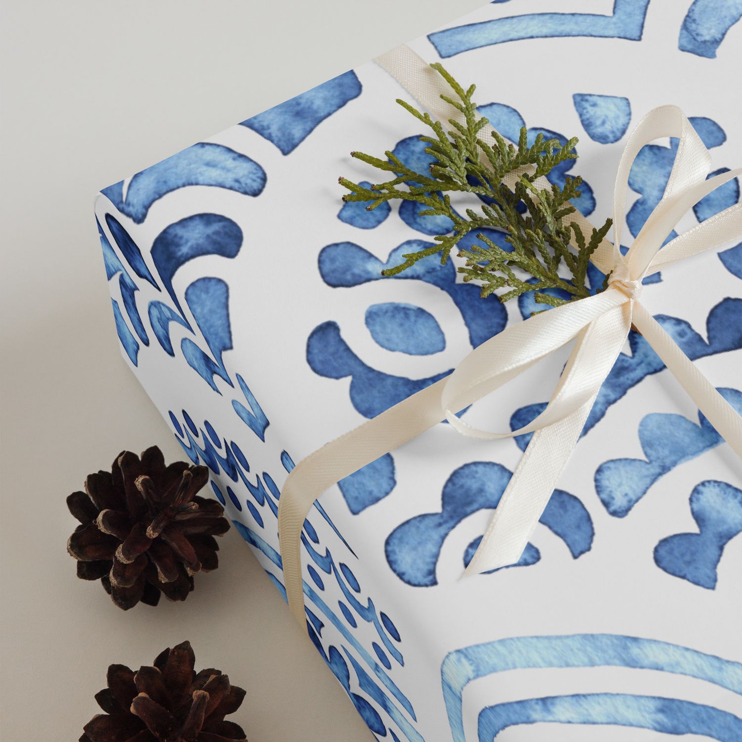 Three Premium Wrapping Paper Sheets