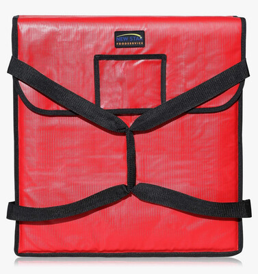 New Star Foodservice 50110 Insulated Pizza Delivery Bag, 22&quot; by 22&quot; by 5&quot;