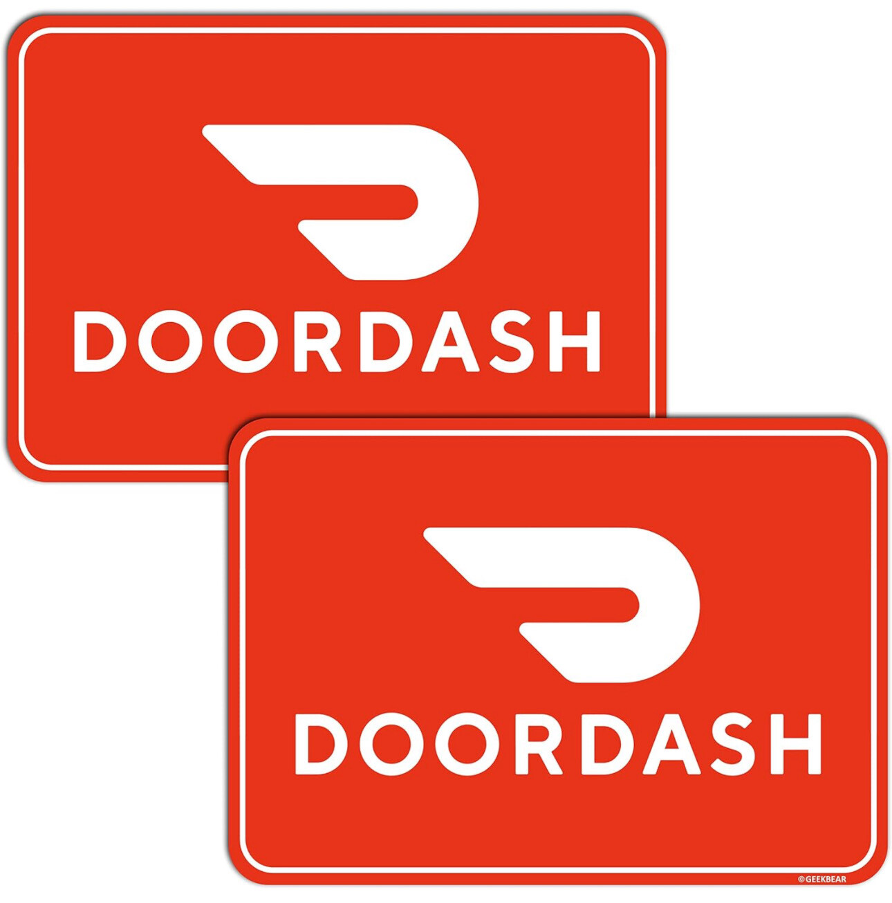 DoorDash Delivery Car Magnets (2pcs)